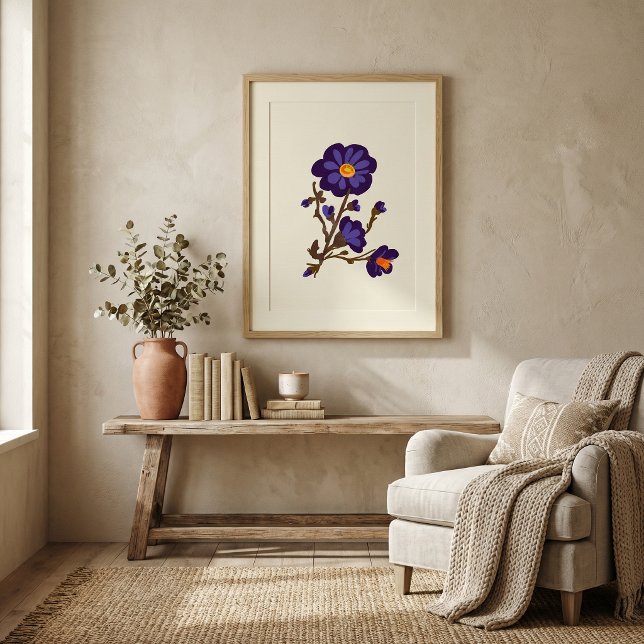 Natur florale Botanik-Illustrationsposter Poster (Von Creator hochgeladen)