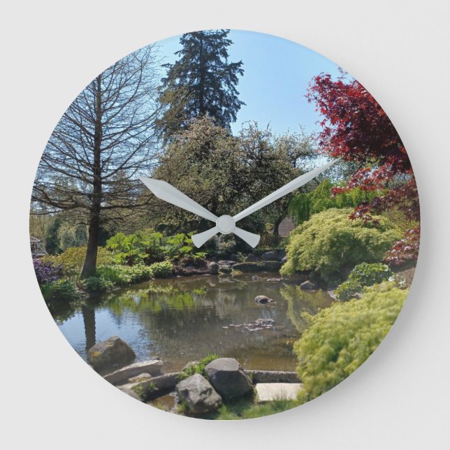 Natur Große Wanduhr (Vorderseite)