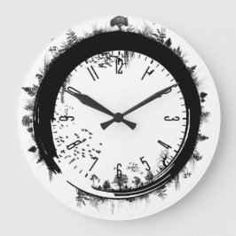 Natur Große Wanduhr