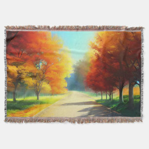 Natur-Herbstbäume im Wald Decke