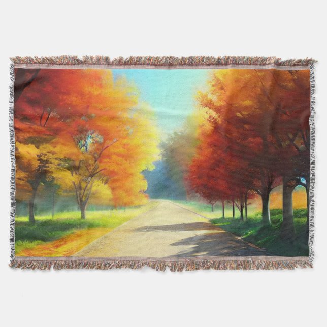 Natur-Herbstbäume im Wald Decke (Vorderseite)