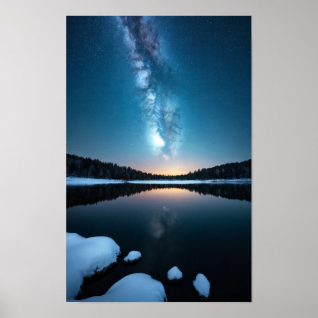Natur im Freien Landschaft Friedliche Entspannung Poster (Vorne)