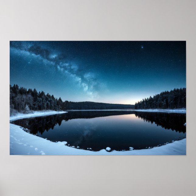 Natur im Freien Landschaft Friedliche Entspannung Poster (Vorne)