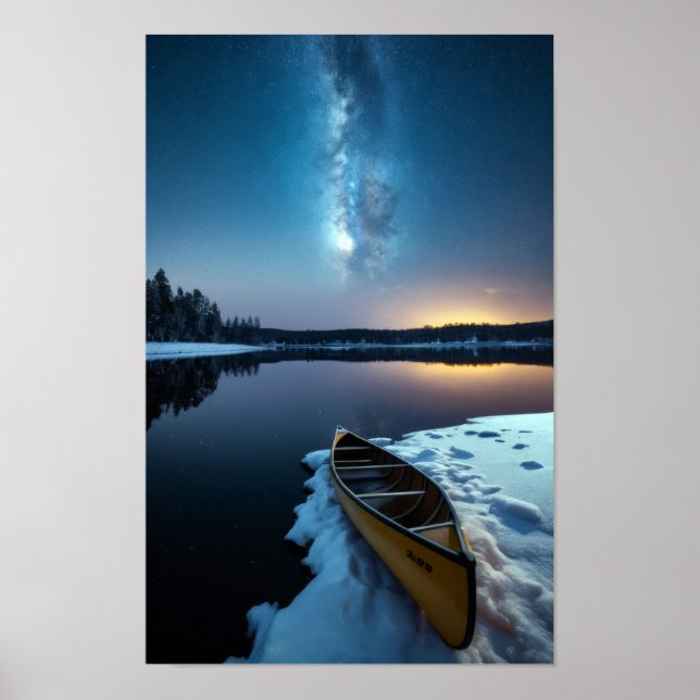 Natur im Freien Landschaft Friedliche Entspannung Poster (Vorne)