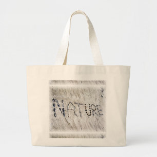 Natur im Sand Jumbo Stoffbeutel