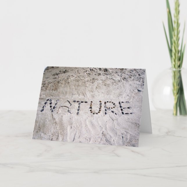 Natur im Sand Karte (Vorderseite)