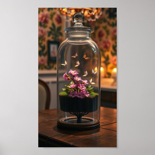 Natur in einen Jar Poster (Vorne)