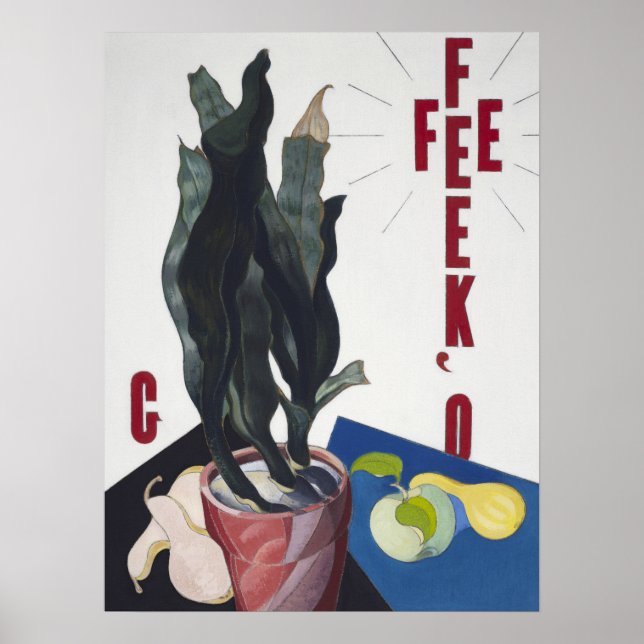 Natur in Form, O'Keeffe von Charles Demuth Poster (Vorne)