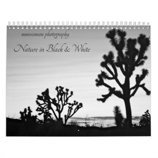Natur in Schwarz und Weiß Kalender