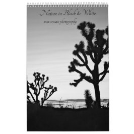 Natur in Schwarz-Weiß-Kalender Kalender