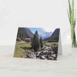 Natur Inspiration Berg-Grußkarte Karte