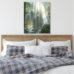 Natur Inspirationszitat John Muir Gestreckt Leinwanddruck