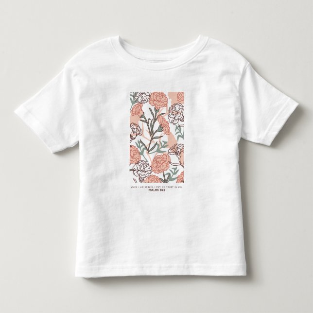 Natur Inspiriert Blütenmuster: Muster der Blume Ca Kleinkind T-shirt (Vorderseite)