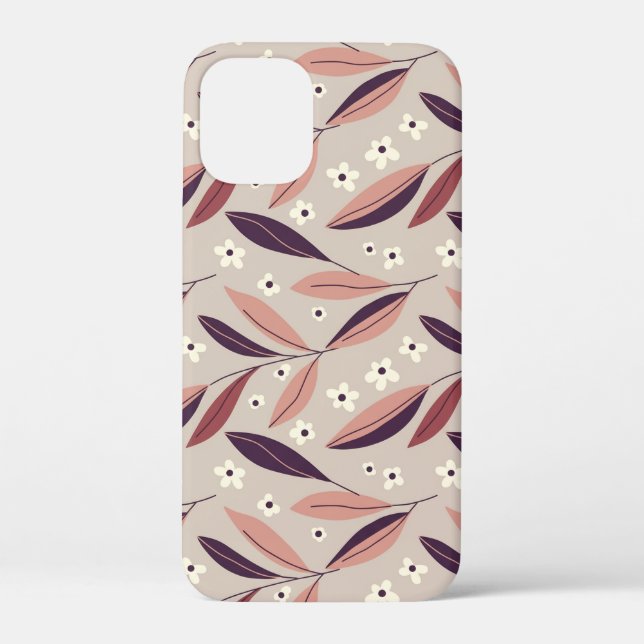 Natur Inspiriert Modernes Botanisches Case-Mate iPhone Hülle (Rückseite)