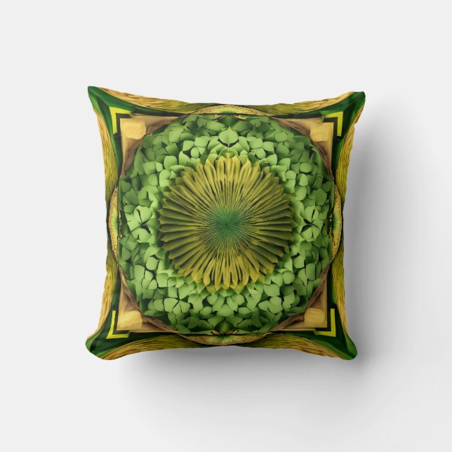 Natur Inspiriert Texturen und Muster im Design Kissen (Vorderseite)