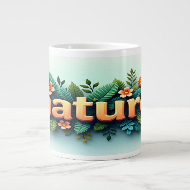 Natur Jumbo-Tasse (Vorderseite)