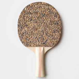Natur-Kiesel entsteint Foto Tischtennis Schläger