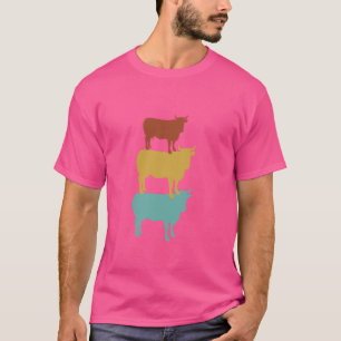 Natur Kuh schottisches Hochland Bauernhof Kuh Vint T-Shirt