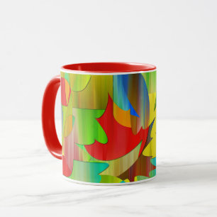 Natur Kunst Blätter Tasse