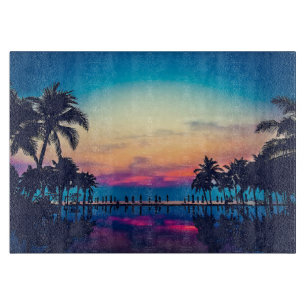Natur Landschaft Pool Palmen-25925 Schneidebrett
