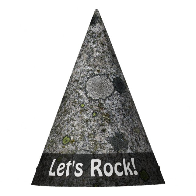 Natur lässt Felsen-Geologie-grauen Granit jeder Partyhütchen (Vorderseite)