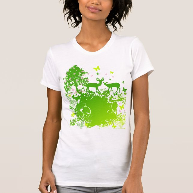 Natur-Mädchen T-Shirt (Vorderseite)