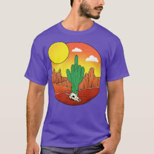 Natur-Mittelfinger T-Shirt