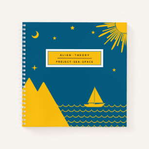 Natur Muster Spiralblock Notizbuch