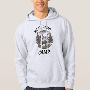 Natur Outdoor Gray Real Vater PERSONALISIEREN Hoodie