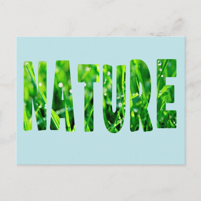Natur Postkarte (Vorderseite)