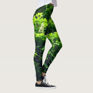 Natur pur grün Baum Pflanzen Leggings