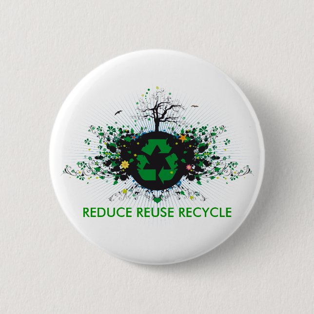 Natur recycelt button (Vorderseite)