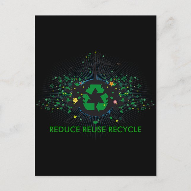 Natur Recycle Postkarte (Vorderseite)