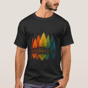 Natur Reflexion Wald Bäume Outdoor Wildtiere Hi T-Shirt