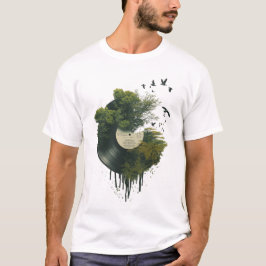 Natur-Rhythmus Vinyl T-Shirt