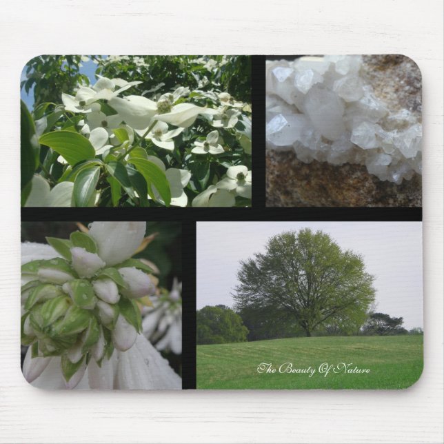 Natur-Schönheits-Collage Mousepad (Vorne)