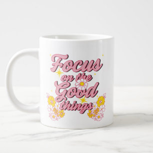Natur-Seelen-Slogan Konzentriere dich auf die gu Jumbo-Tasse