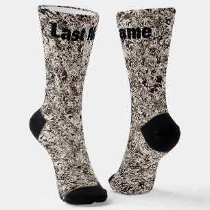 Natur sieht Abstrakt aus Socken