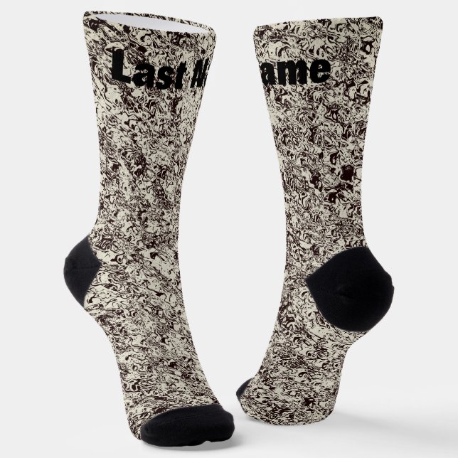 Natur sieht Abstrakt aus Socken (Gewinkelt)