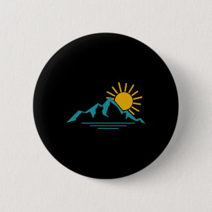 Natur Sonnenaufgang Berge Wandern Camping Camper D Button