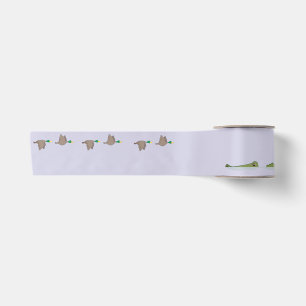 Natur-Szene (Enten, Gator) Satinband