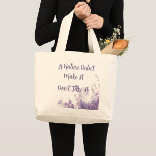 Natur-T-Shirt Jumbo Stoffbeutel