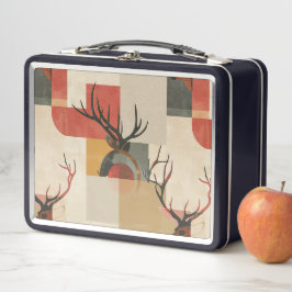 Natur trifft moderne Kunst Metall Brotdose