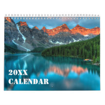 Natur und Berge lieben Neujahrskalender