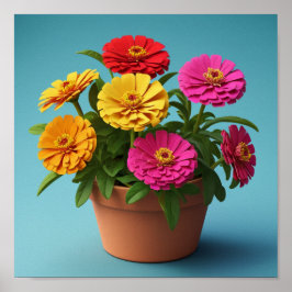 Natur und Blumenwall Kunst, Seren Botanischer Schr Poster