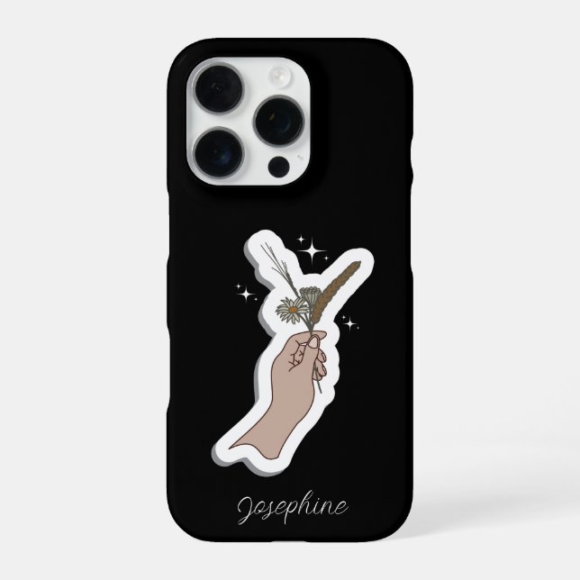 Natur- und Einfachheitsinformation iPhone 16 Pro Hülle (Rückseite)