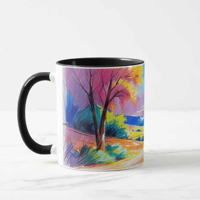 Natur und Farben Tasse (Links)