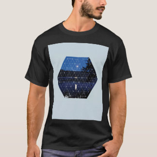 Natur und Geometrie - der Mond T-Shirt