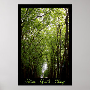 Natur. Wachstum. Ändern. Poster