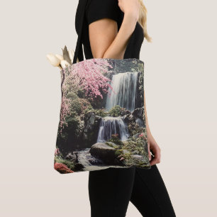 Natur Wasserfall Kirchenbaum Botanischer Wasserfal Tasche
